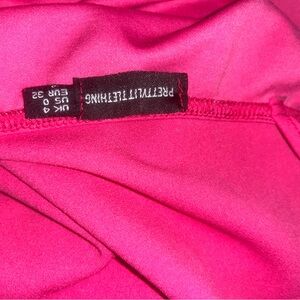 PrettyLittleThing Hot Pink Fabric